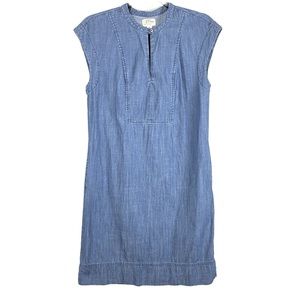 J Crew Dorado Denim Keyhole Dress - like new